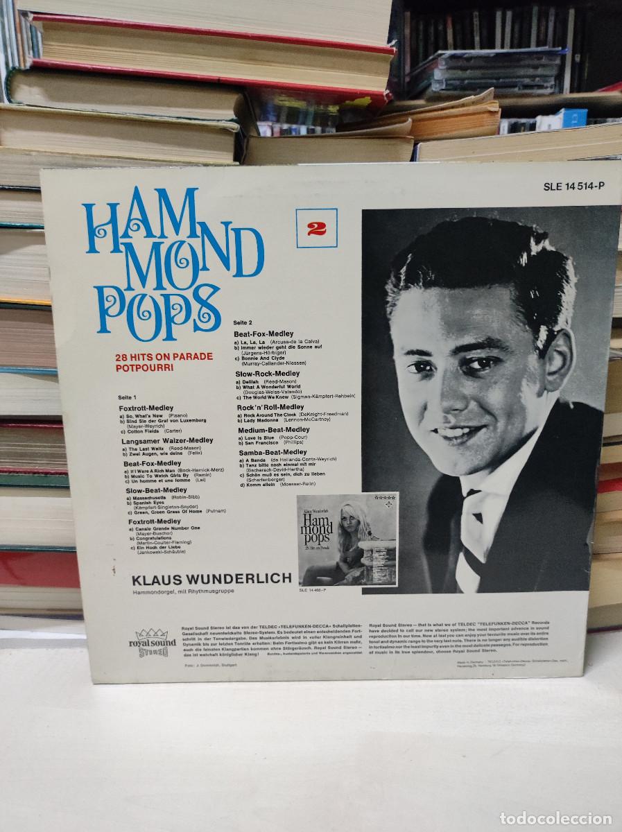Discos de vinilo: Klaus Wunderlich &ndash; Hammond Pops 2 - Foto 2
