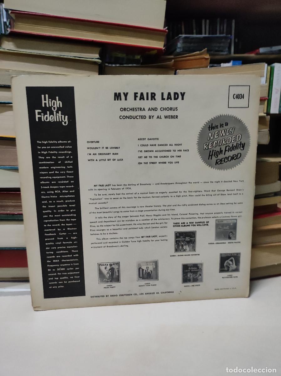 Discos de vinilo: Al Weber &ndash; My Fair Lady - Foto 2