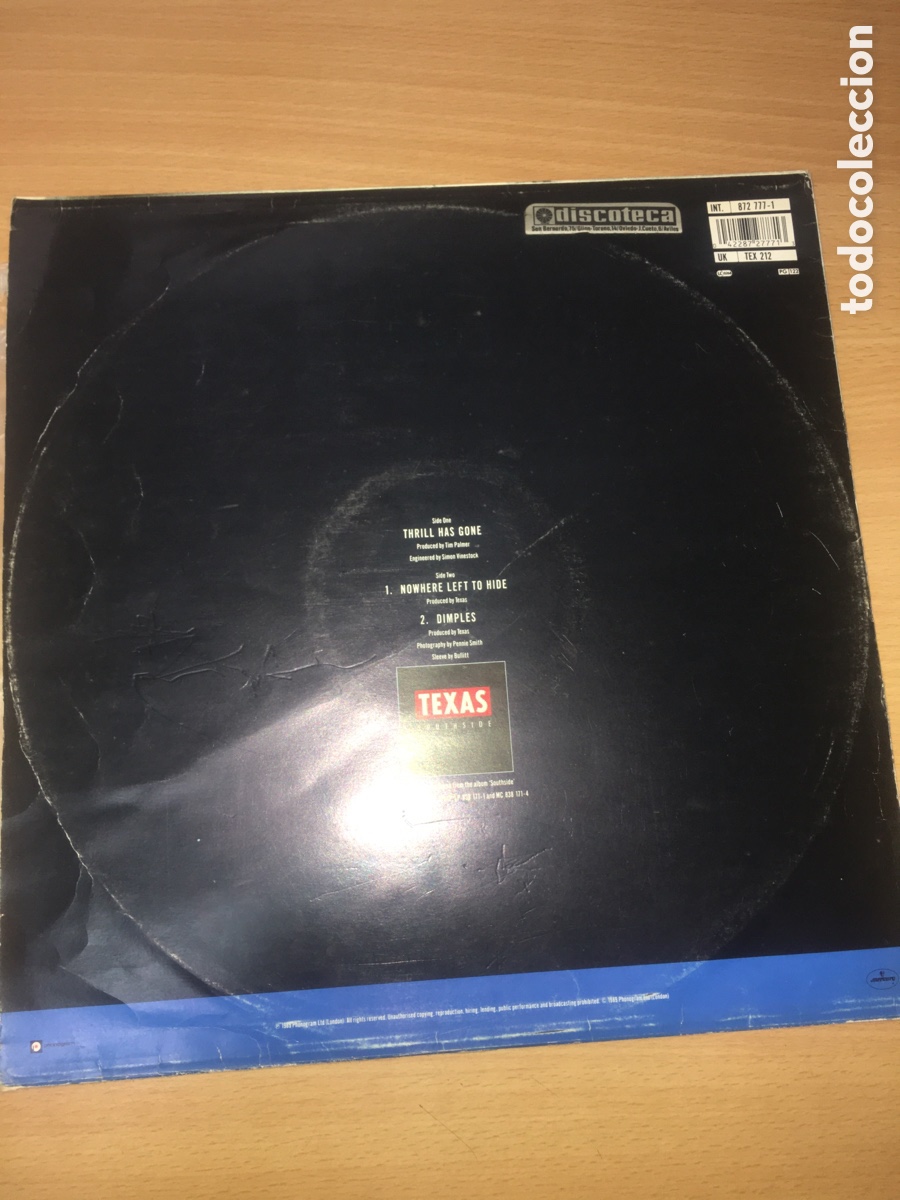 Discos de vinilo: Tesax - Trill has gone Maxi 12&rdquo; - Foto 2