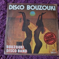 Discos de vinilo: BOUZOUKI DISCO BAND – DISCO BOUZOUKI, VINYL 7” SPAIN 1977 ,08-660. Lote 368009236
