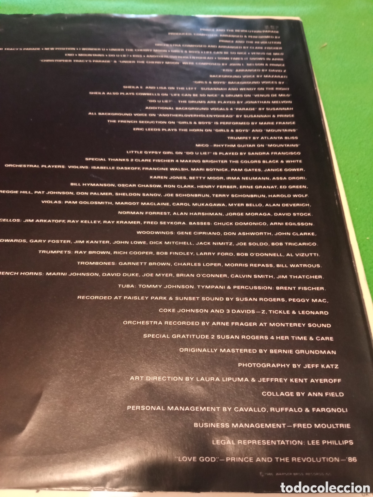 Discos de vinilo: Prince & The Revolution- Parade. - Foto 6