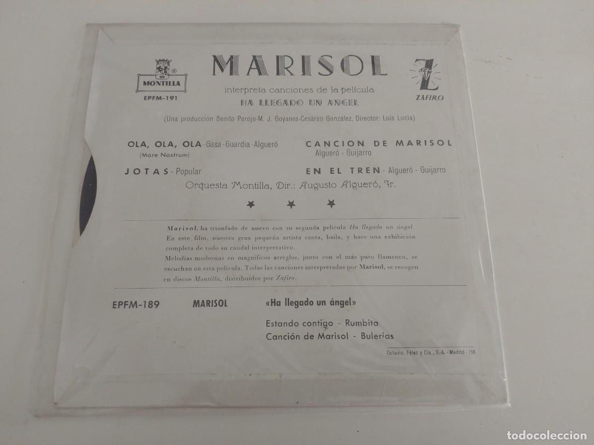 Discos de vinilo: MARISOL-EP OLA OLA OLA +3 - Foto 2
