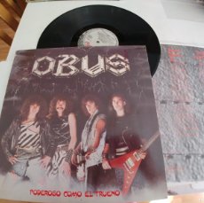 Discos de vinilo: OBUS-LP PODEROSO COMO EL TRUENO-LETRAS-BUEN ESTADO. Lote 368058786