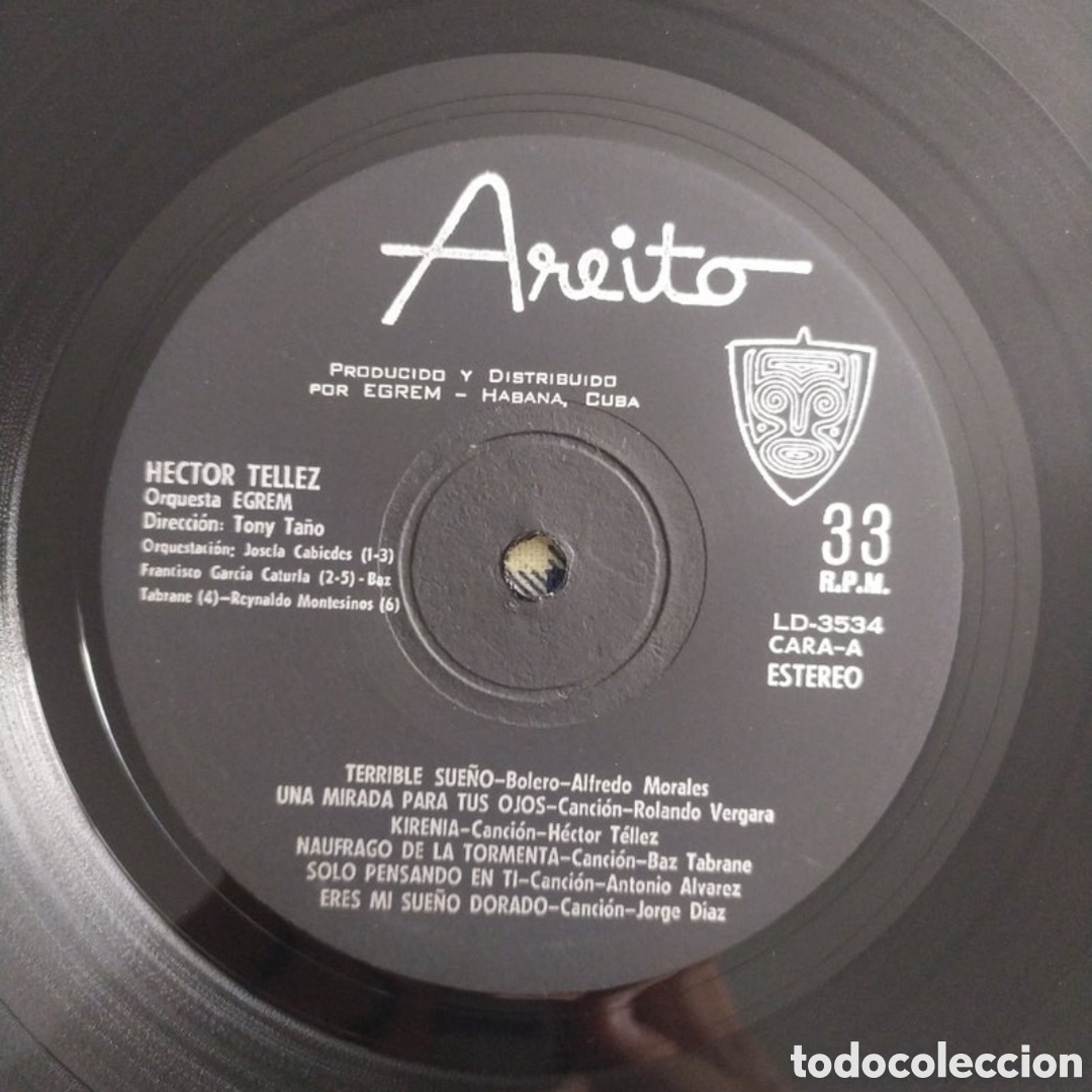 Discos de vinilo: Lp H&eacute;ctor T&eacute;llez - Foto 3