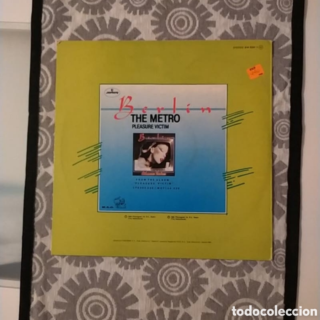 Discos de vinilo: Maxi single Berlin.&nbsp;The Metro - Foto 2