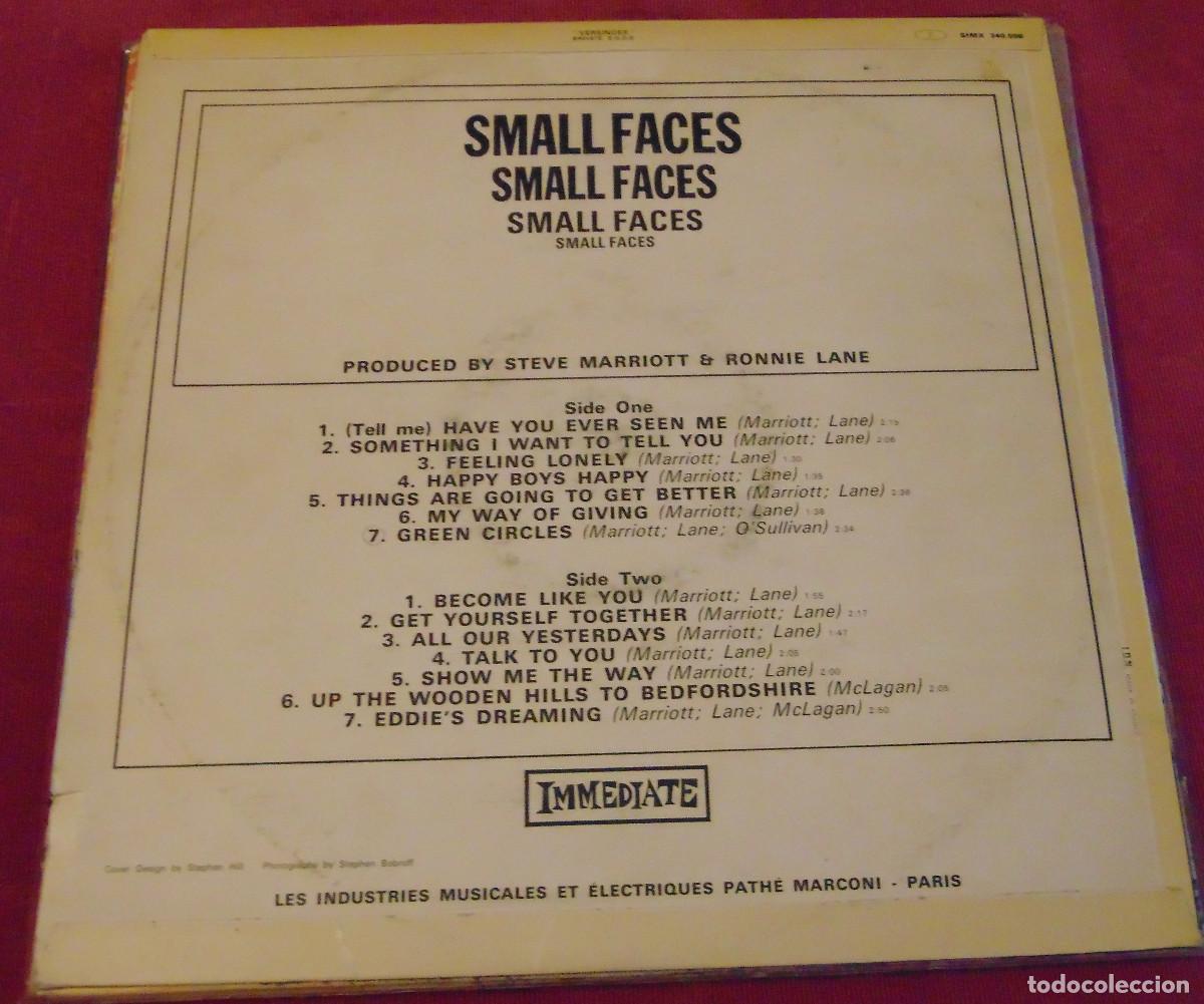 Discos de vinilo: Small Faces &ndash; Small Faces - LP EDICION FRANCESA 1967 IMMEDIATE RECORDS - Foto 2