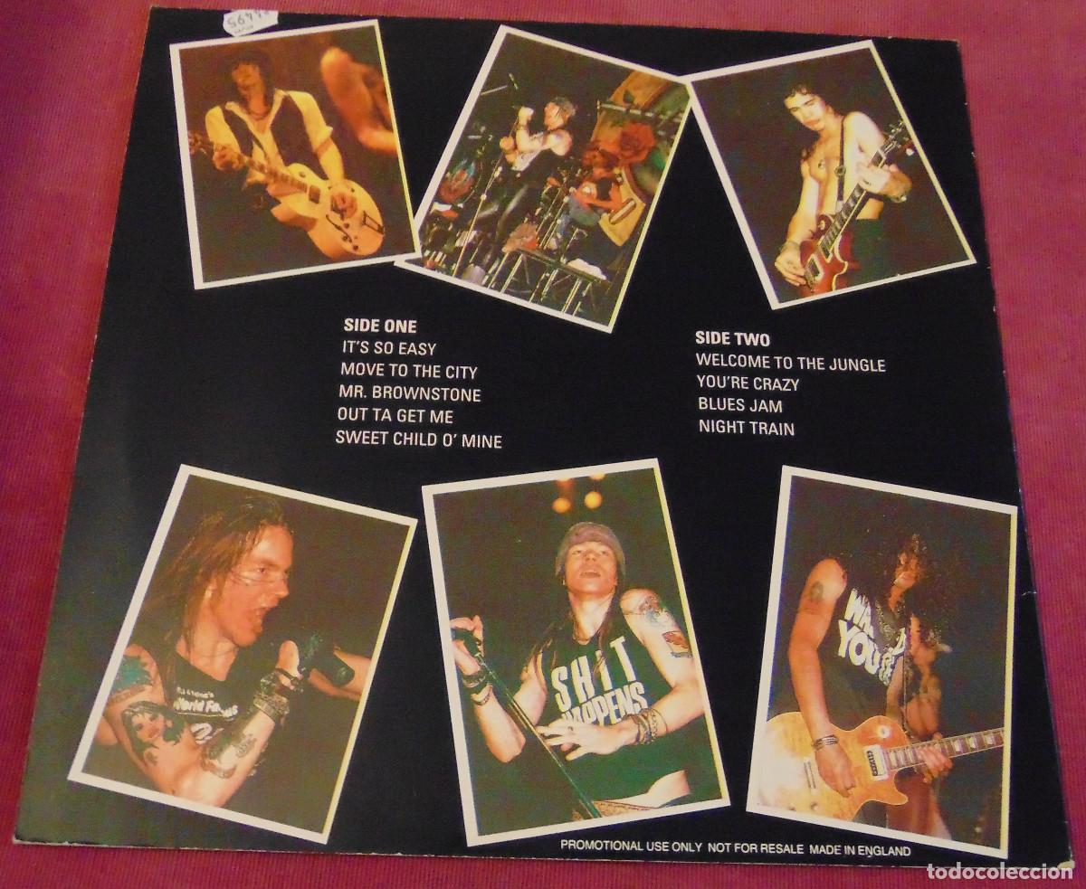 Discos de vinilo: Guns N Roses &ndash; Grind - LP LIVE PASADENA 1987 - Foto 2