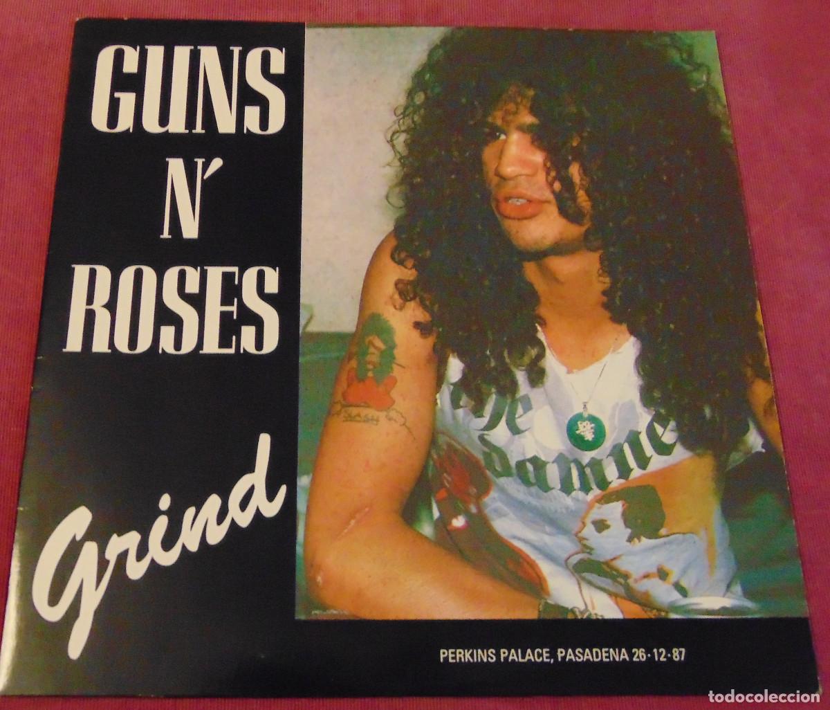 Discos de vinilo: Guns N Roses &ndash; Grind - LP LIVE PASADENA 1987 - Foto 1