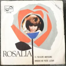 Discos de vinilo: ROSALIA - 7” SPAIN 1966 CHICA YE-YE ESPAÑOLA -EL FOLKLORE AMERICANO (VERS SHEILA + CATERINA CASELLI). Lote 368121756