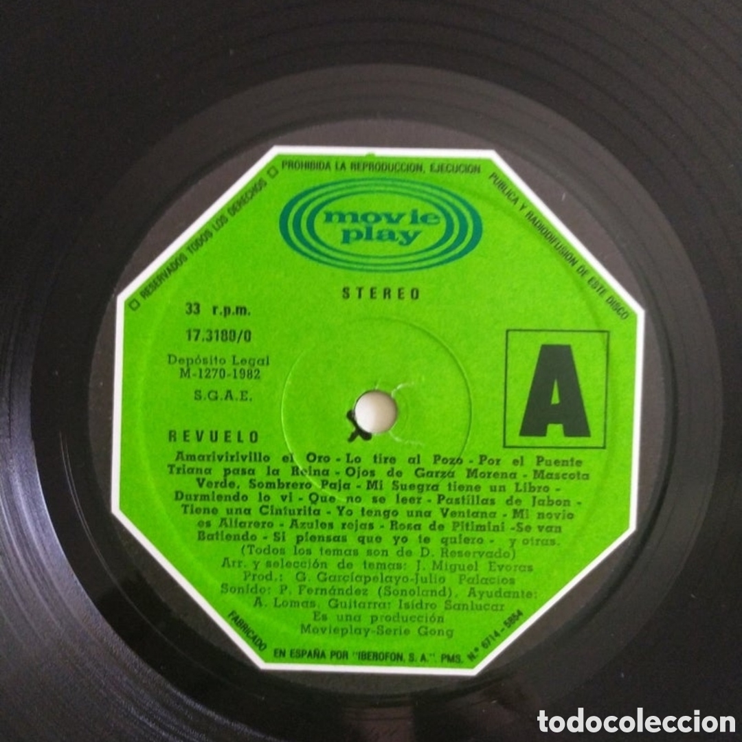 Discos de vinilo: Lp Revuelo. Revuelo. - Foto 3