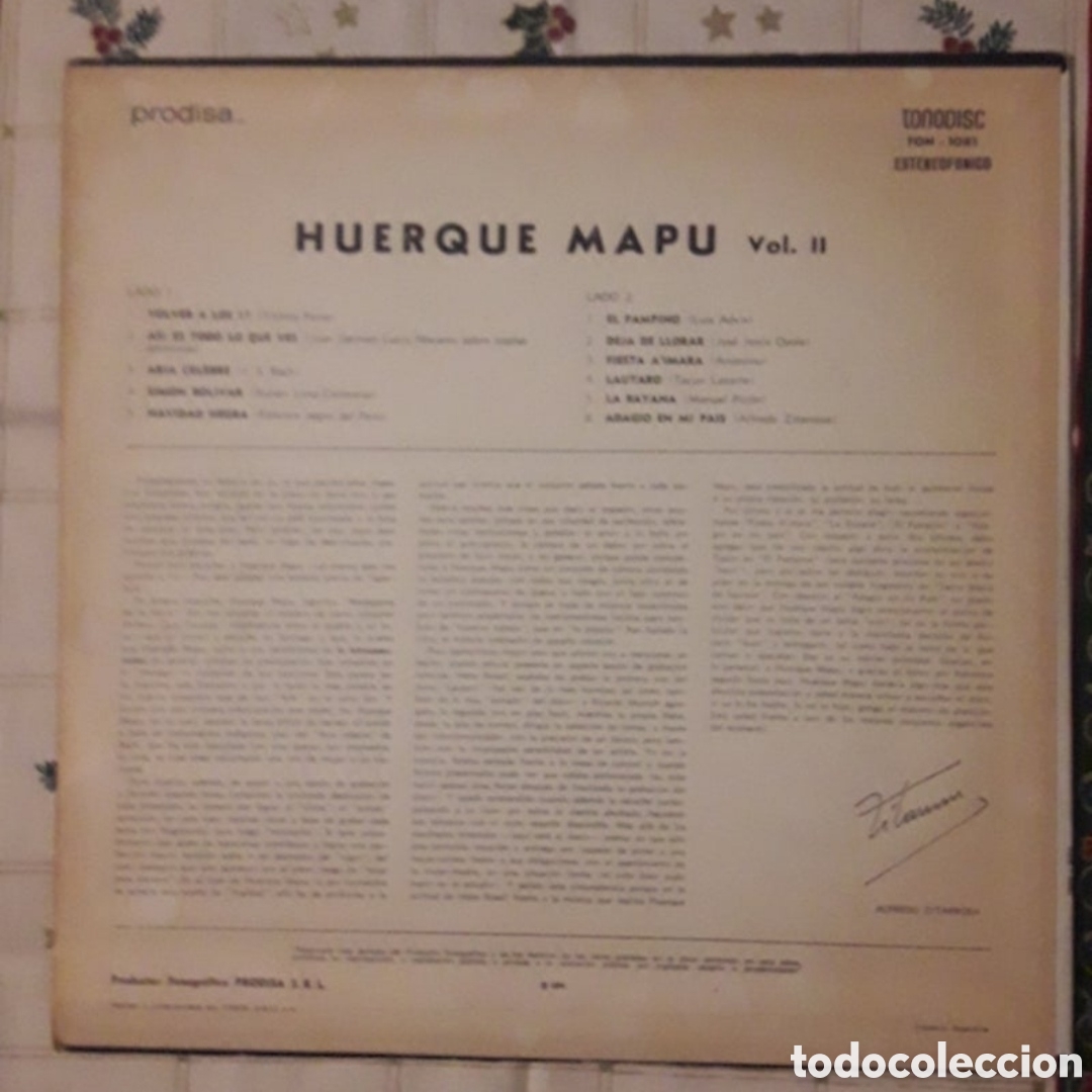 Discos de vinilo: Lp Huerque Mapu. Vol. 2 - Foto 2