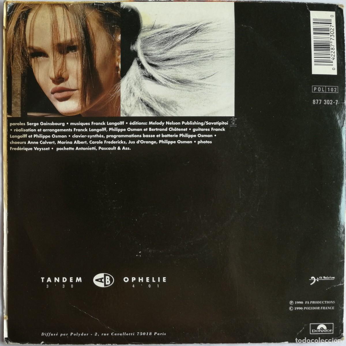 Discos de vinilo: Vanessa Paradis, Tandem, Polydor 877 302-7 - Foto 2