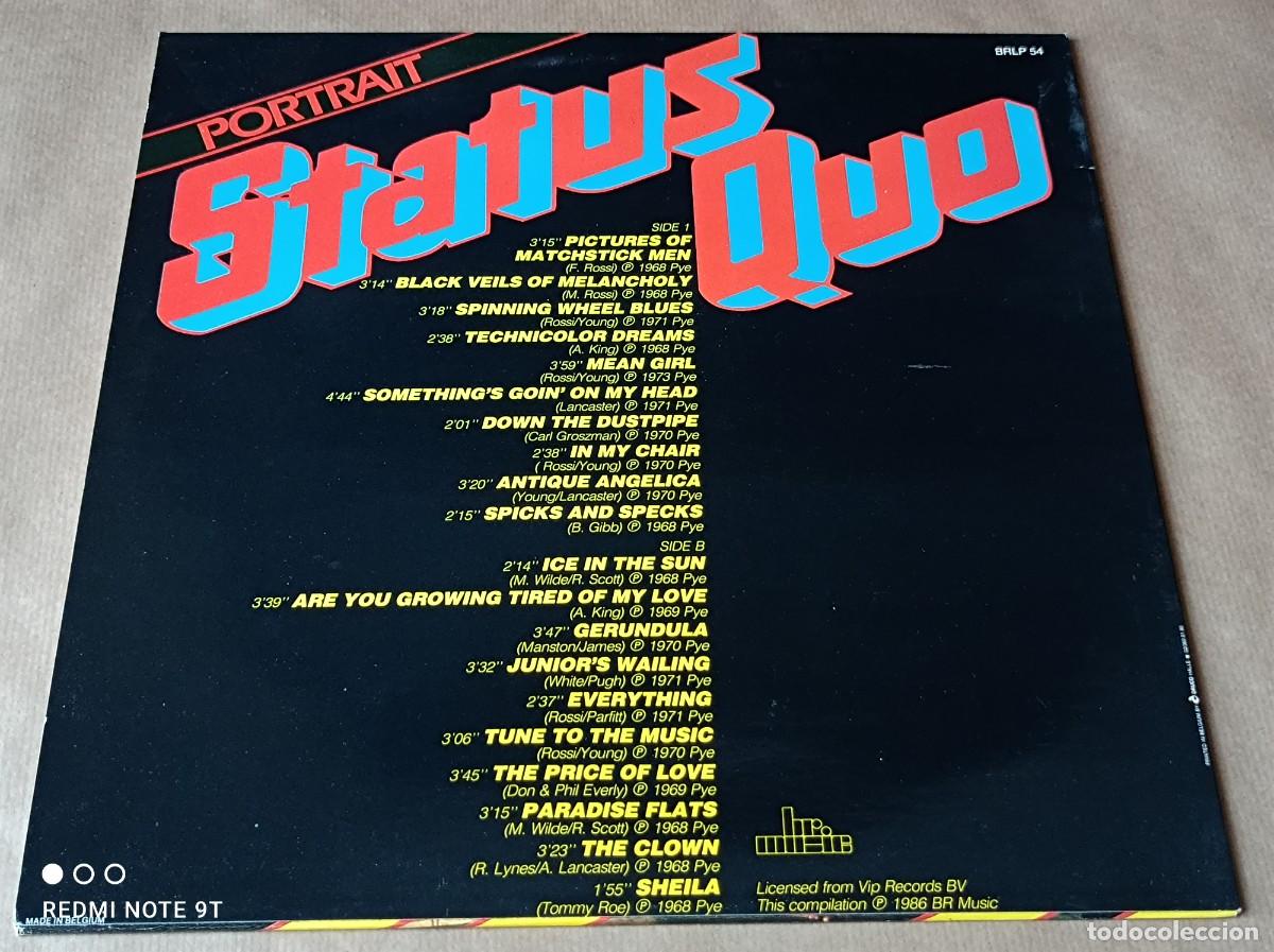 Discos de vinilo: STATUS QUO - PORTRAIT - LP VINILO - Foto 7