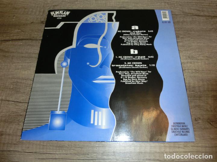 Discos de vinilo: MC CROWN - ROBOTS - Foto 2