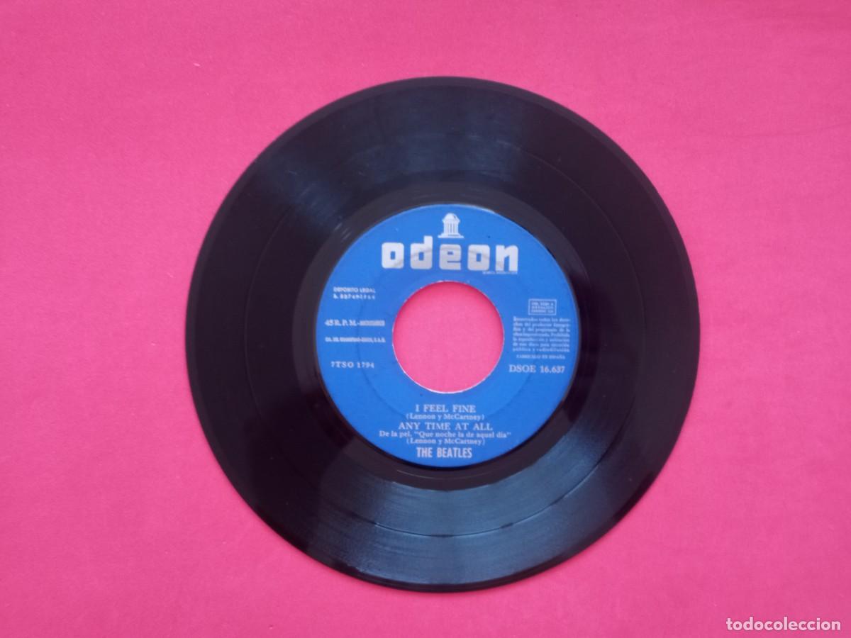 Discos de vinilo: Single de 1964 de The Beatles I Feel Fine - Foto 7