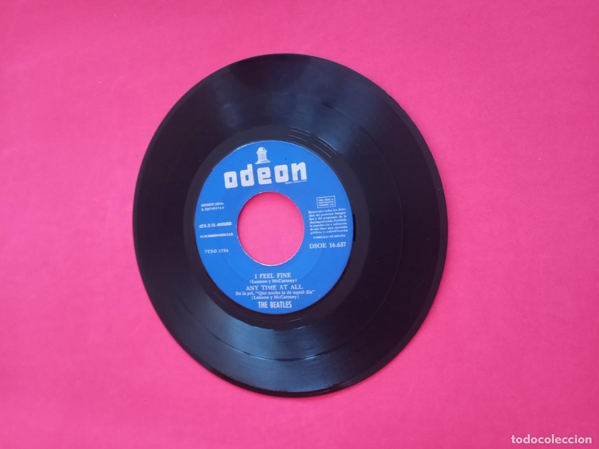 Discos de vinilo: Single de 1964 de The Beatles I Feel Fine - Foto 6