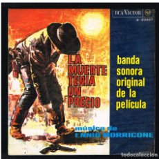 Discos de vinil: ENNIO MORRICONE - LA MUERTE TENÍA UN PRECIO - EP 1966. Lote 368175411