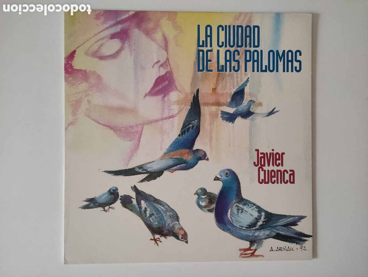 Discos de vinilo: Javier Cuenca &ndash; La Ciudad De Las Palomas - Salamandra &ndash; SD-311 - 1992 - Foto 1