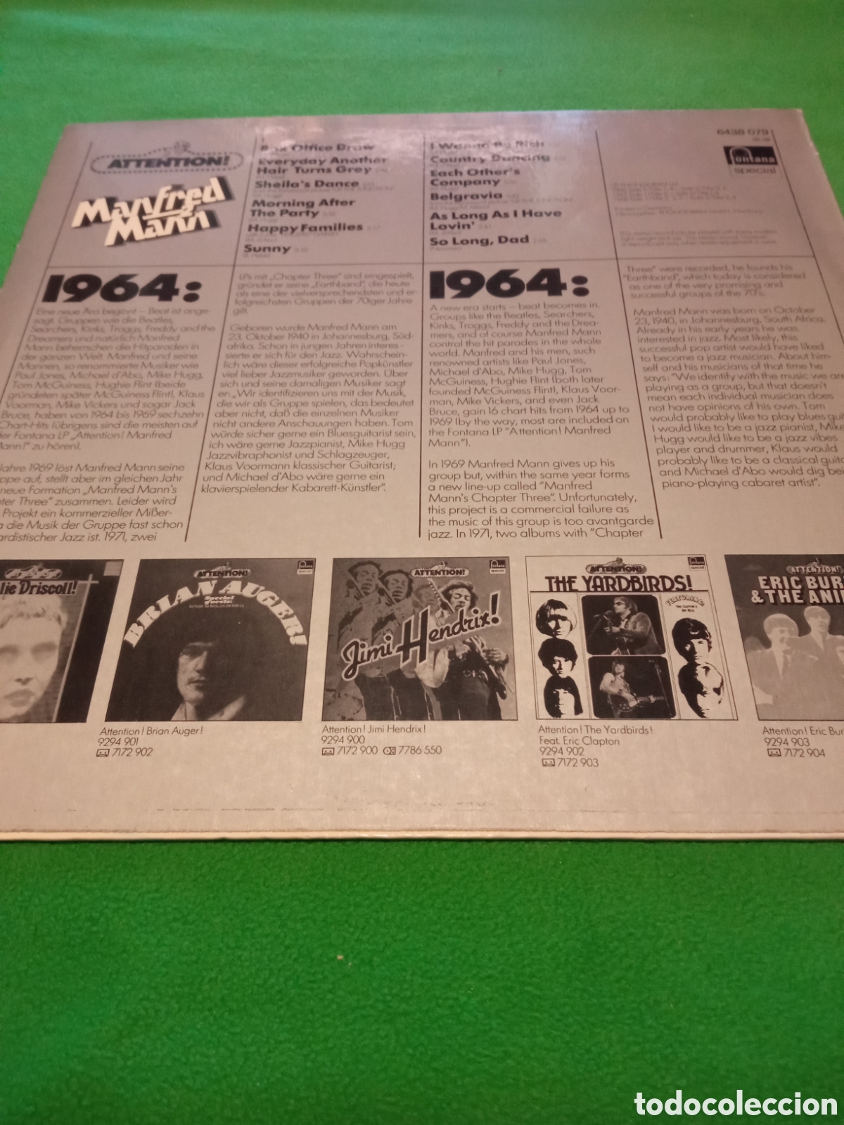 Discos de vinilo: Manfred Mann - Attention Vol 2 - Foto 2