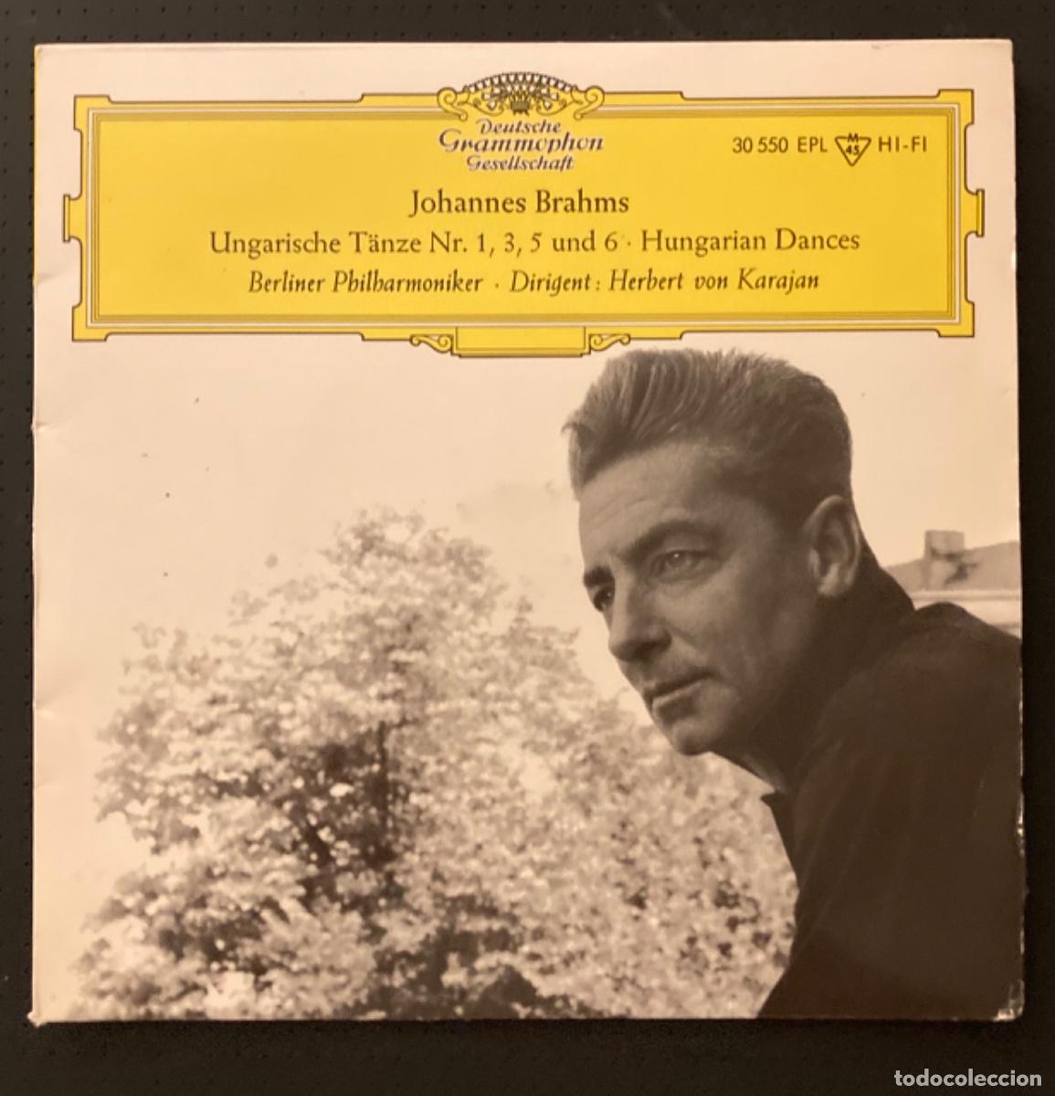 Discos de vinilo: Karajan - Danzas H&uacute;ngaras - Brahms - Foto 1
