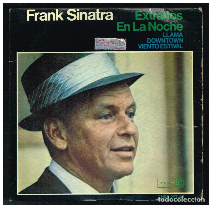 Discos de vinilo: FRANK SINATRA - EXTRA&Ntilde;OS EN LA NOCHE / LLAMA / DOWNTOWN - EP 1966 - Foto 1