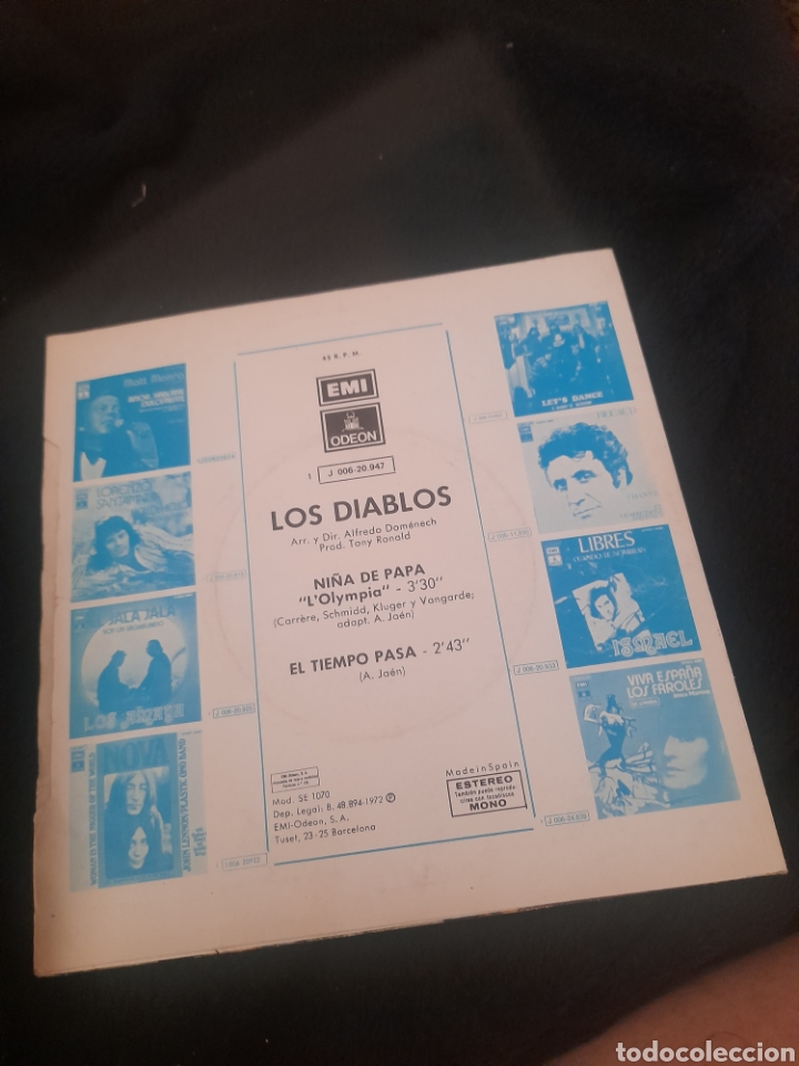 Discos de vinilo: NI&Ntilde;A DE PAPA, vinilo de Los Diablos de 1972 - Foto 2