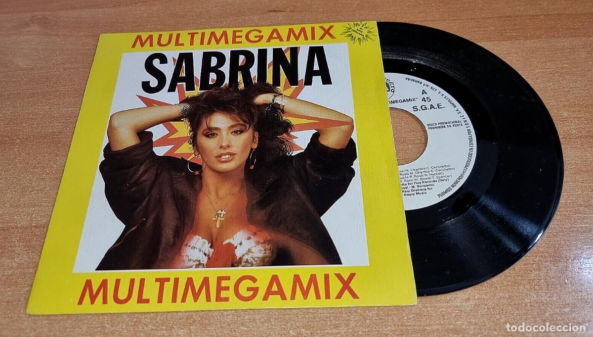 Dischi in vinile: SABRINA SALERNO Multimegamix 7&rdquo; SINGLE VINILO PROMO EL A&Ntilde;O 1988 ESPA&Ntilde;A CONTIENE 1 TEMA
