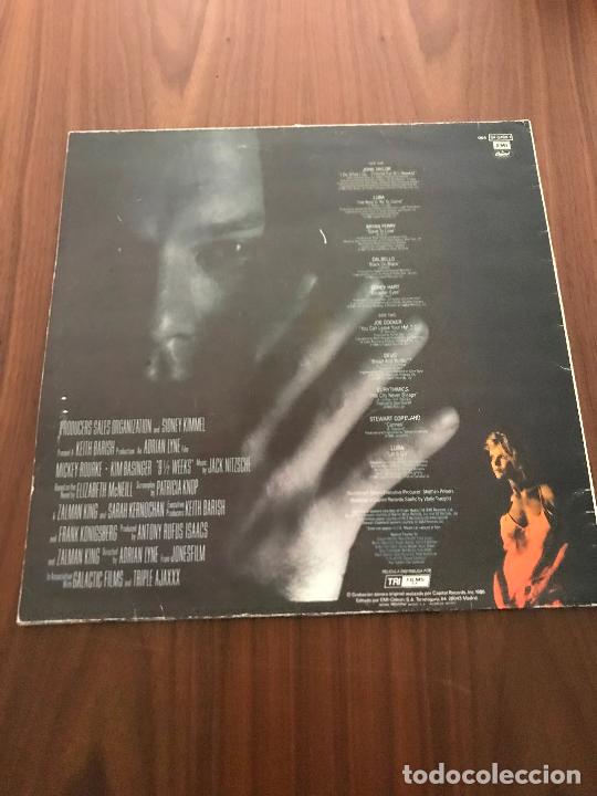 Discos de vinilo: 9 SEMANAS Y MEDIA , VINILO LP , ODE&Oacute;N ,A&Ntilde;O 1986 - Foto 2