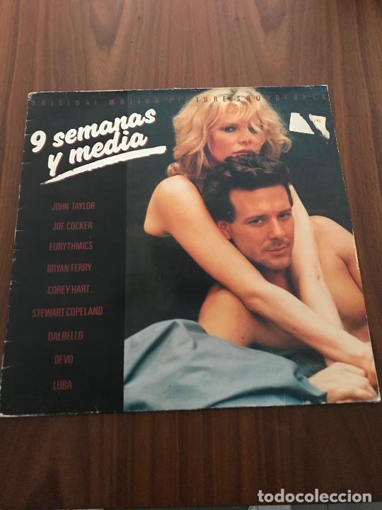 Discos de vinilo: 9 SEMANAS Y MEDIA , VINILO LP , ODE&Oacute;N ,A&Ntilde;O 1986 - Foto 1