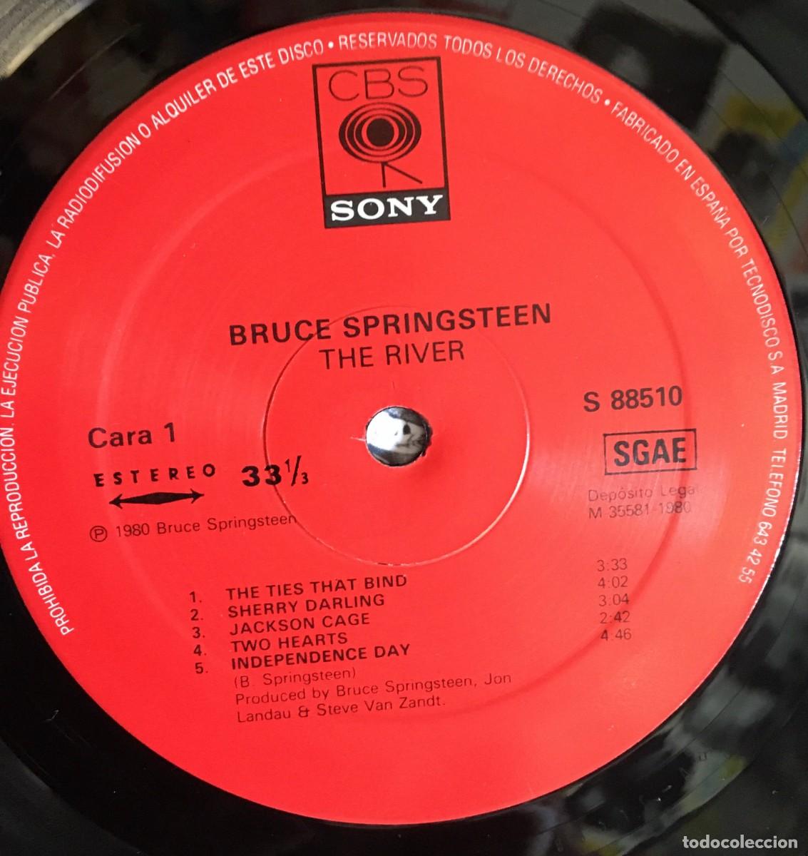 Discos de vinilo: BRUCE SPRINGSTEEN - THE RIVER, 2LPs reed Spain 92 - Foto 2