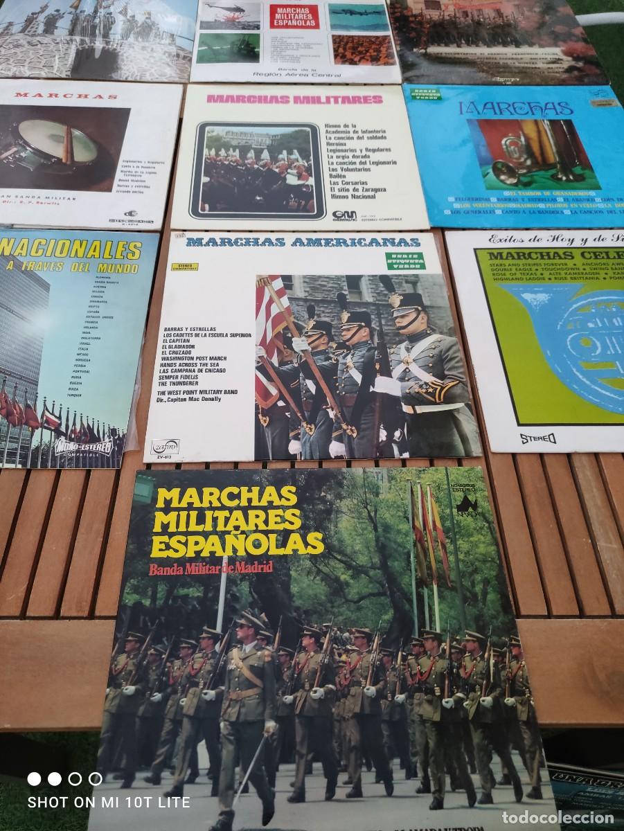 Discos de vinilo: MARAVILLOSO LOTE 10 LPS. MARCHAS/HIMNOS/CANCIONES MILITARES.