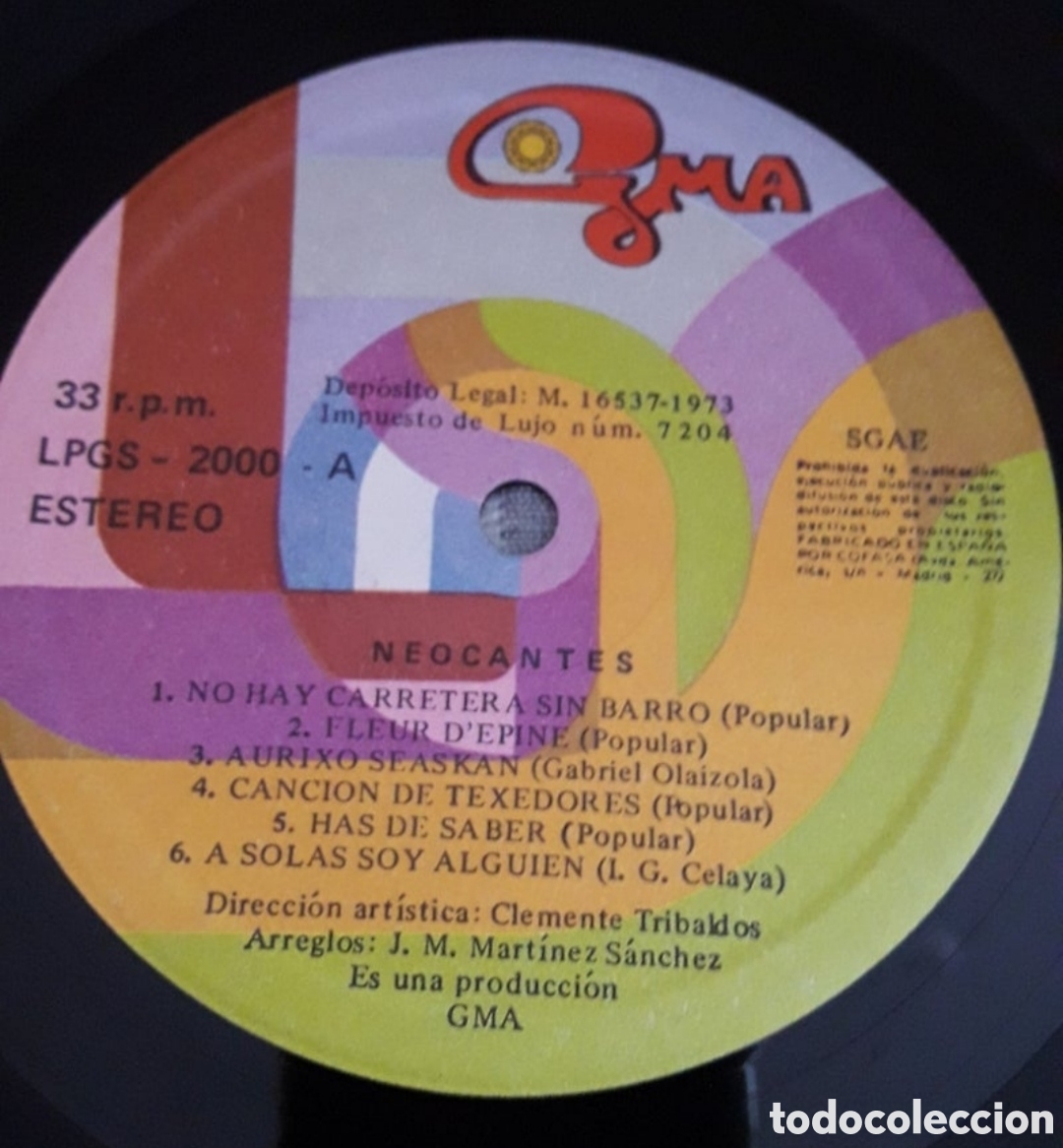 Discos de vinilo: Lp Neocantes - Foto 3