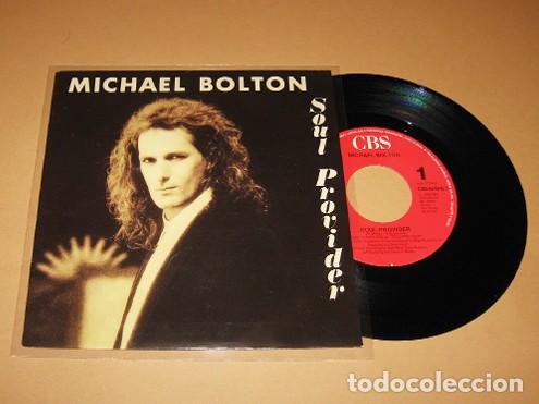 Discos de vinilo: MICHAEL BOLTON - SOUL PROVIDER - SINGLE - 1989 - Foto 1