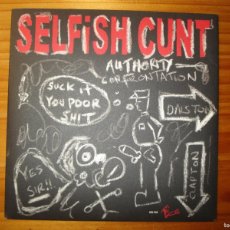 Discos de vinilo: SELFISH CUNT AUTHORITY CONFRONTATION PUNK UK 2003