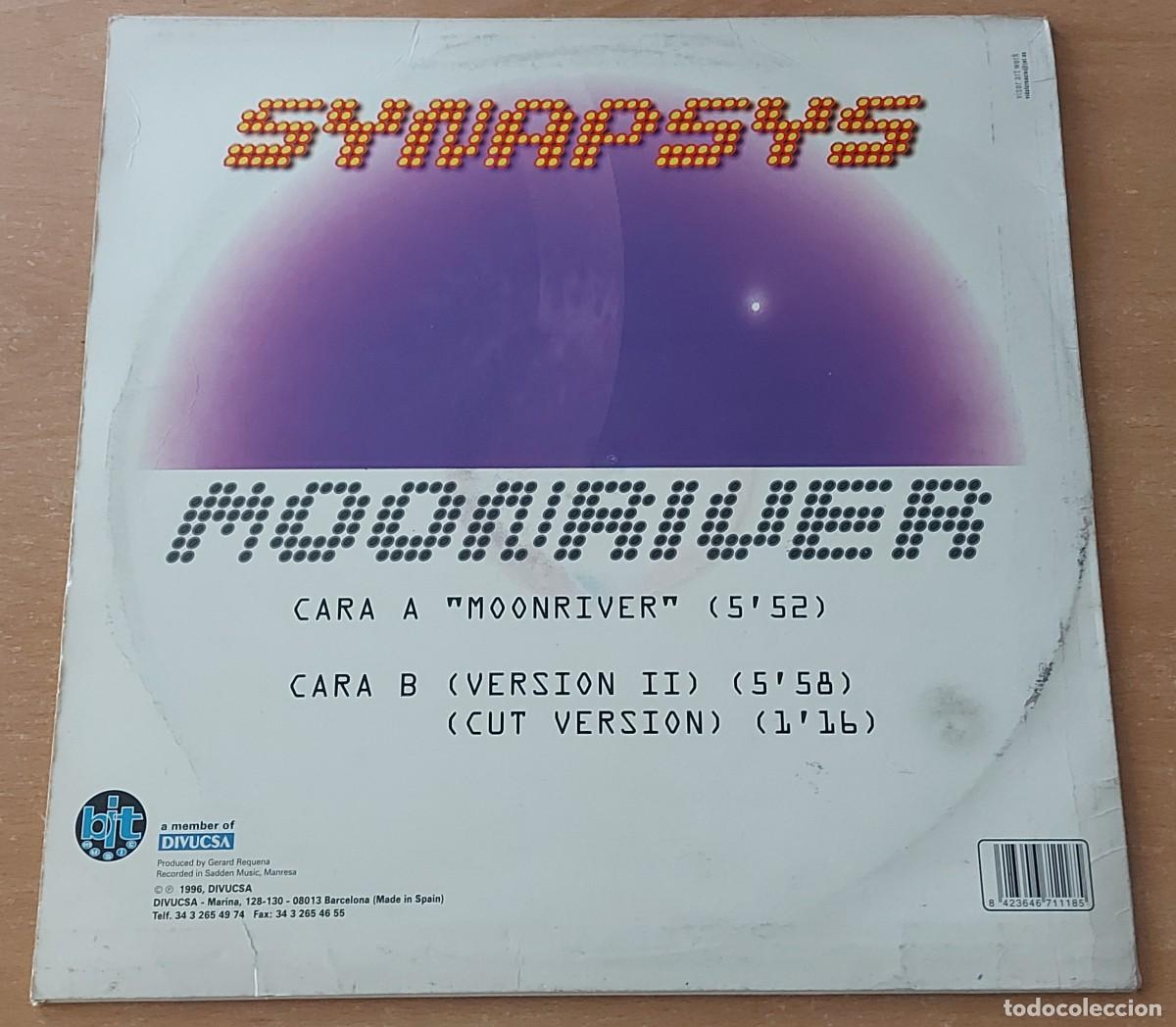 Discos de vinilo: LP MAXI VINILO SYNAPSYS MOONRIVER BIT MUSIC A&Ntilde;O 1998 - Foto 2