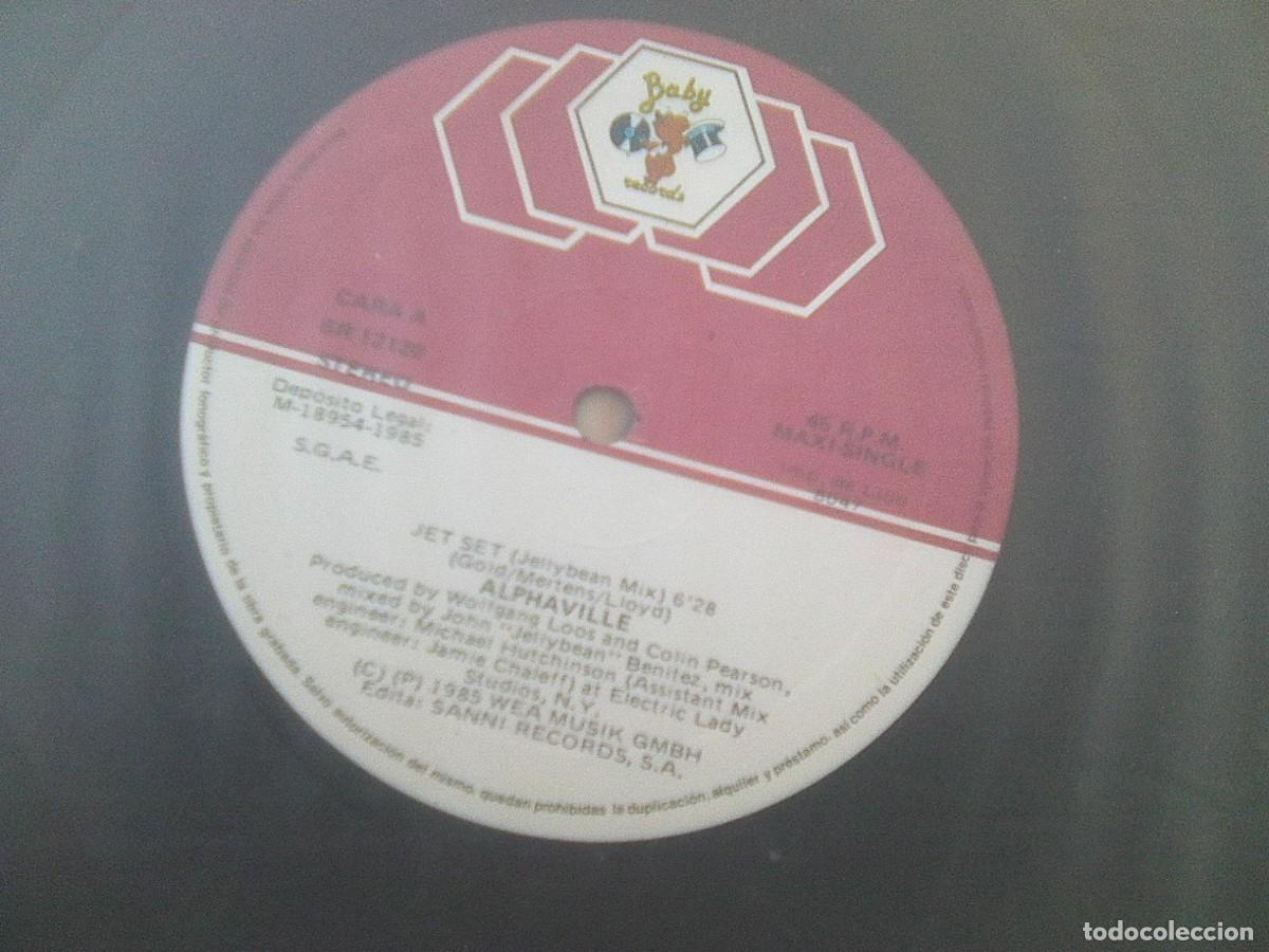Discos de vinilo: Alphaville - Jet Set (Sanni, 1985) - Foto 1
