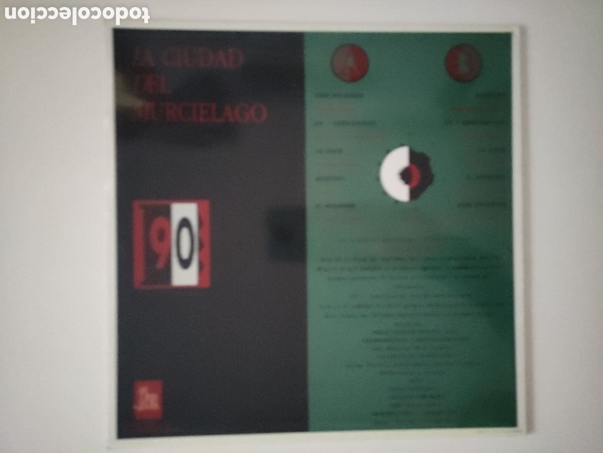 Discos de vinilo: Various &ndash; La Ciudad Del Murci&eacute;lago - Blau &ndash; A.052 - 1989 - Foto 2