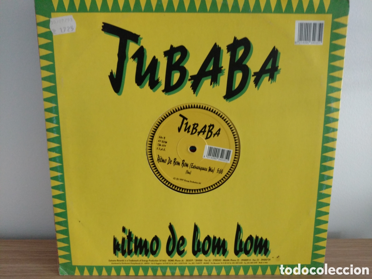 Discos de vinilo: Jubaba - Ritmo De Bom Bom (12&rdquo;, Maxi) - Foto 2