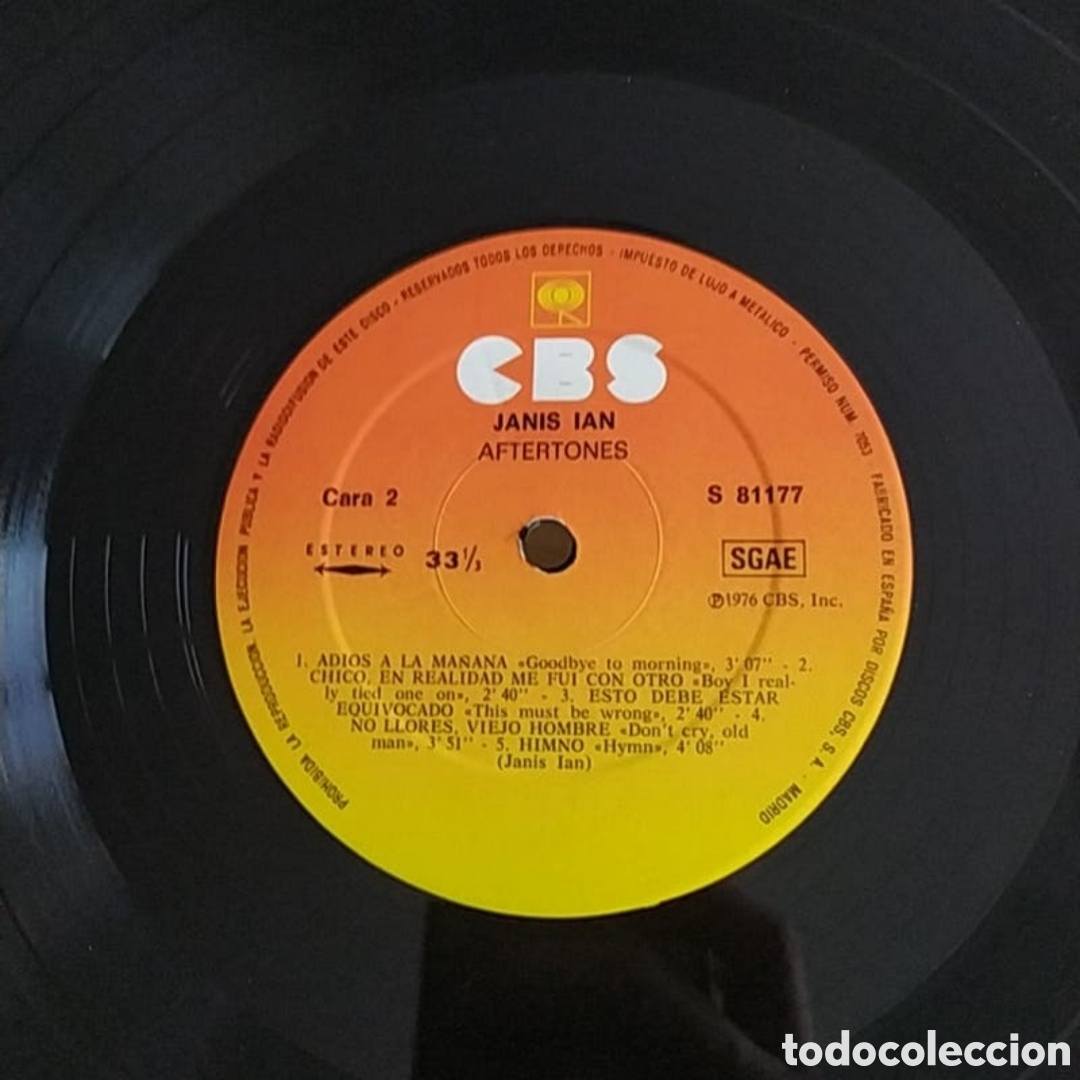 Discos de vinilo: Lp Janis Ian. Aftertones - Foto 4