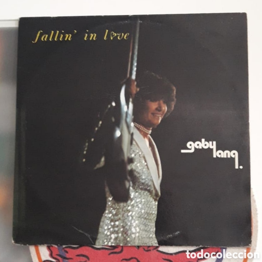 Discos de vinilo: Lp Gaby Lang. Fallin in love with - Foto 1