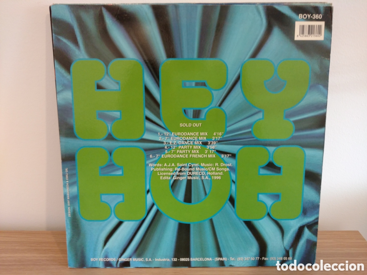 Discos de vinilo: Sold Out - Hey Hoh (12&rdquo;, Maxi) - Foto 2