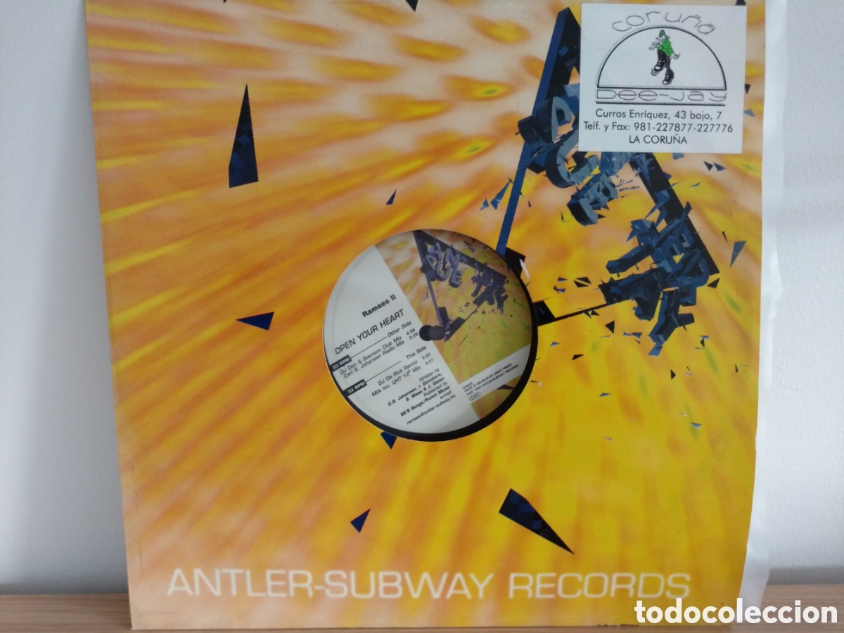 Discos de vinilo: Ramses II - Open Your Heart (12&rdquo;, Maxi) - Foto 1