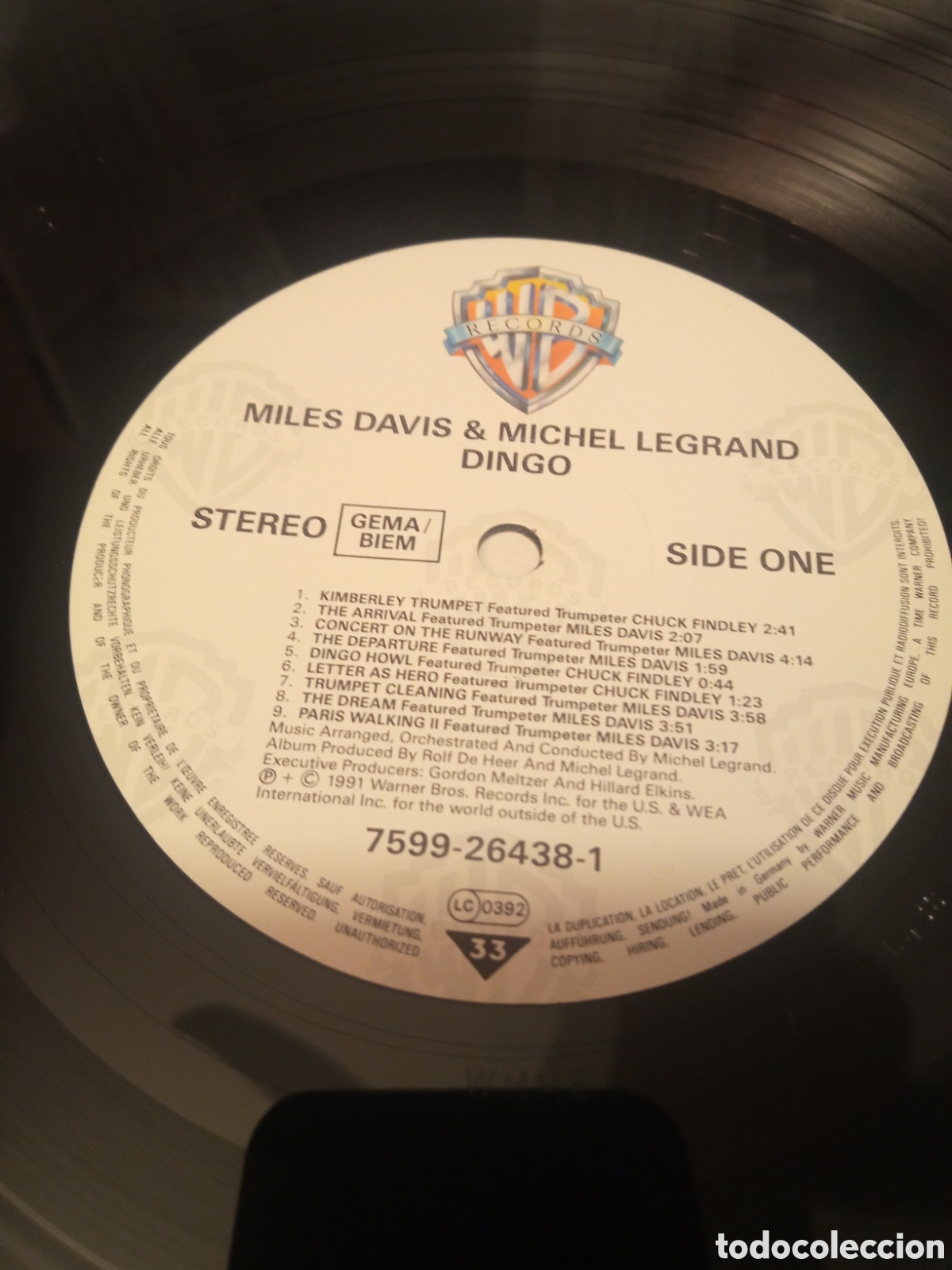 Discos de vinilo: Miles Davis y Michel Legrand.- Dingo. - Foto 4