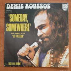 Discos de vinilo: DEMIS ROUSSOS - SOMEDAY,SOMEWHERE. Lote 368427311