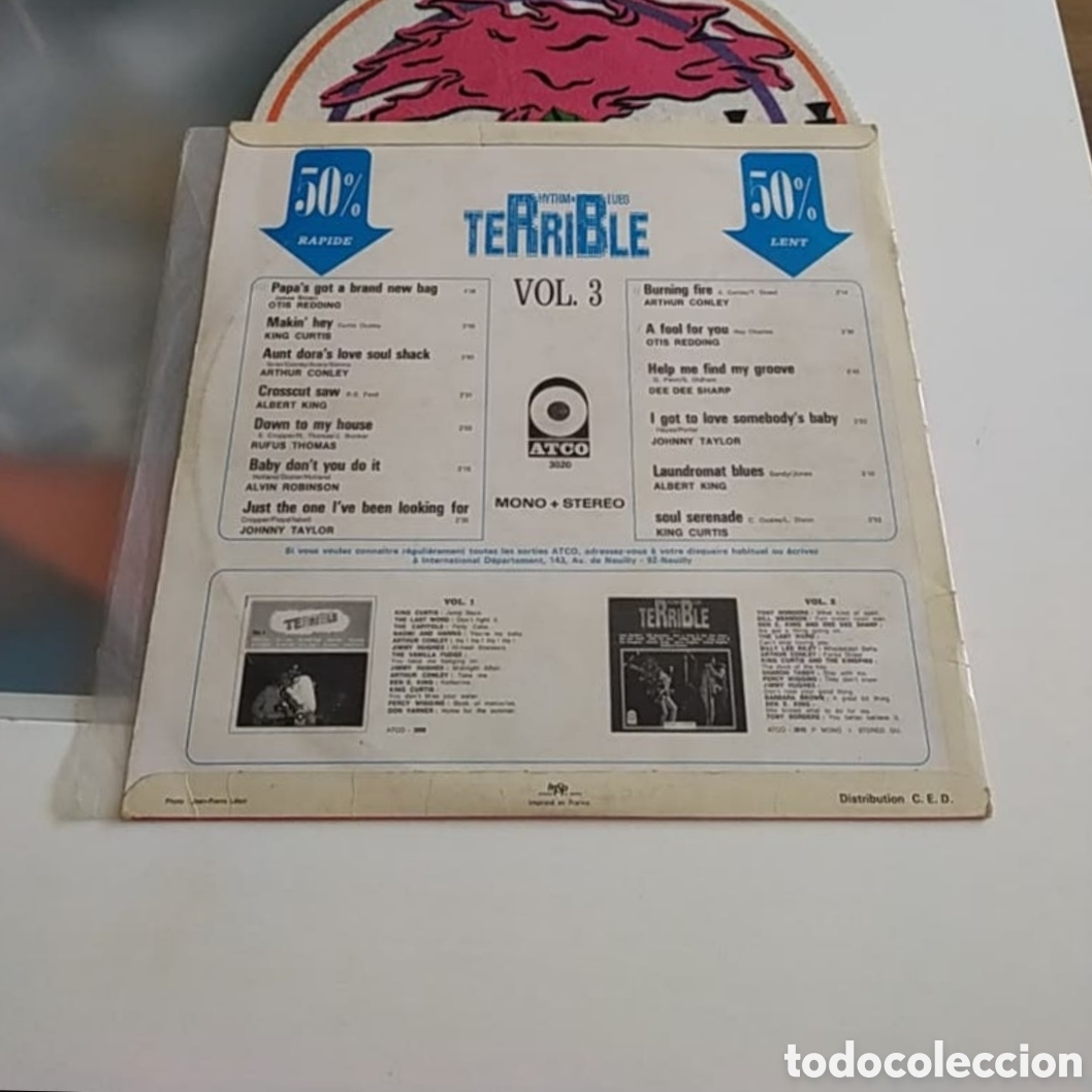 Discos de vinilo: Lp Rhythm & Blues. Terrible. vol.3 - Foto 2