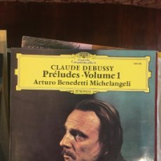 Discos de vinilo: CLAUDE DEBUSSY PRELUDES VOLUME 1 ARTURO BENEDETTI MICHELANGELI 1984 LP DEUTSCHE GRAMOFON SPAIN 25 3
