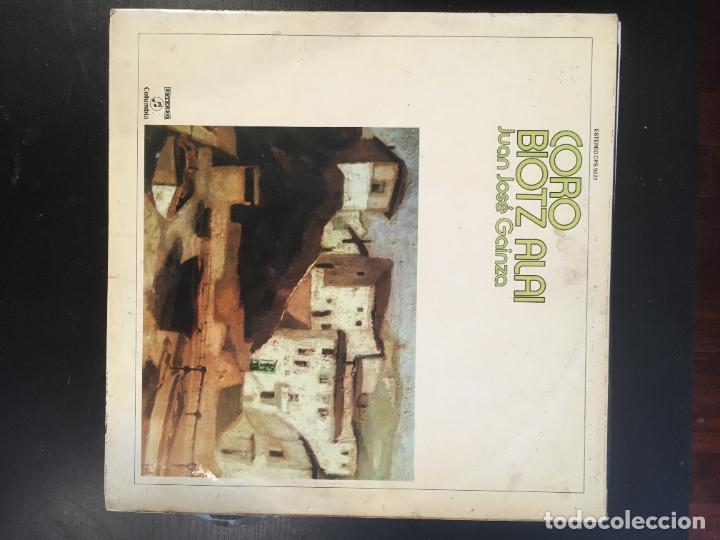 Disques de vinyle: Coro biotz alai de Algorta Juan Jose Gainza 1972 lp Columbia Spain CPS 9221
