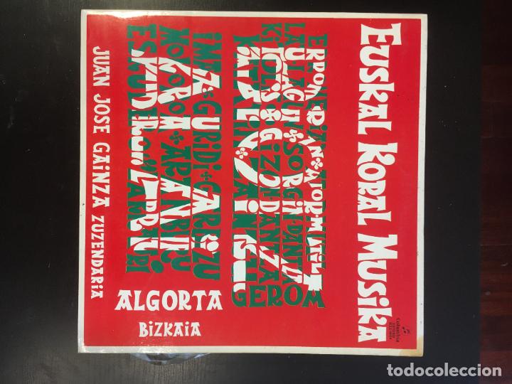 Discos de vinilo: Coro biotz alai de Algorta Juan Jose Gainza Euskal Koral Musika 1977 lp Columbia Spain SCLL 14104