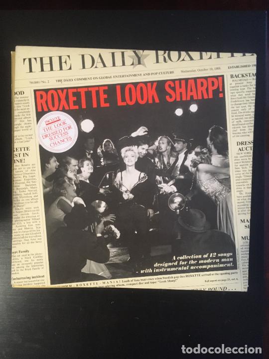 Discos de vinilo: Roxette Look sharp 1989 lp Hispavox Spain 066-791098 1 - Foto 1