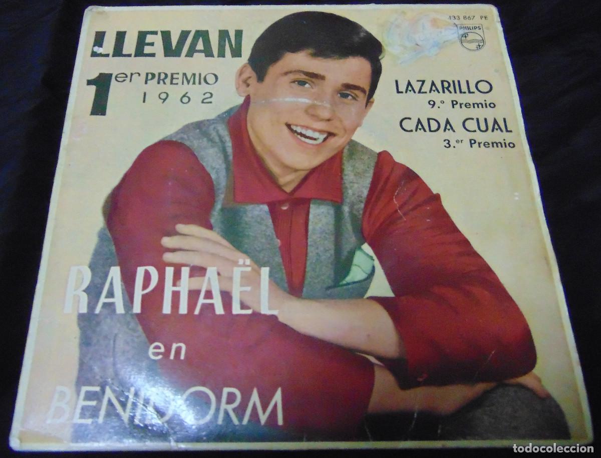Discos de vinilo: RAPHAEL - LLEVAN + 3 - EP PHILIPS 1962 - Foto 1